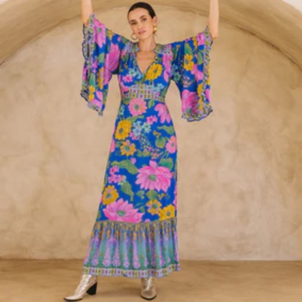 Rare Nine Lives Bazaar Celeste maxi dress